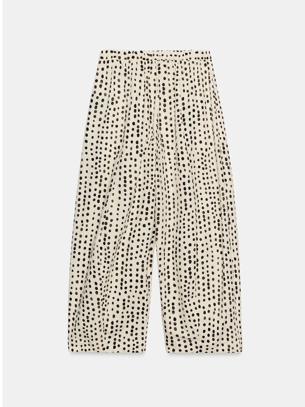 Zara ZW COLLECTION POLKA DOT PAJAMA PANTS - Picture 5 of 7